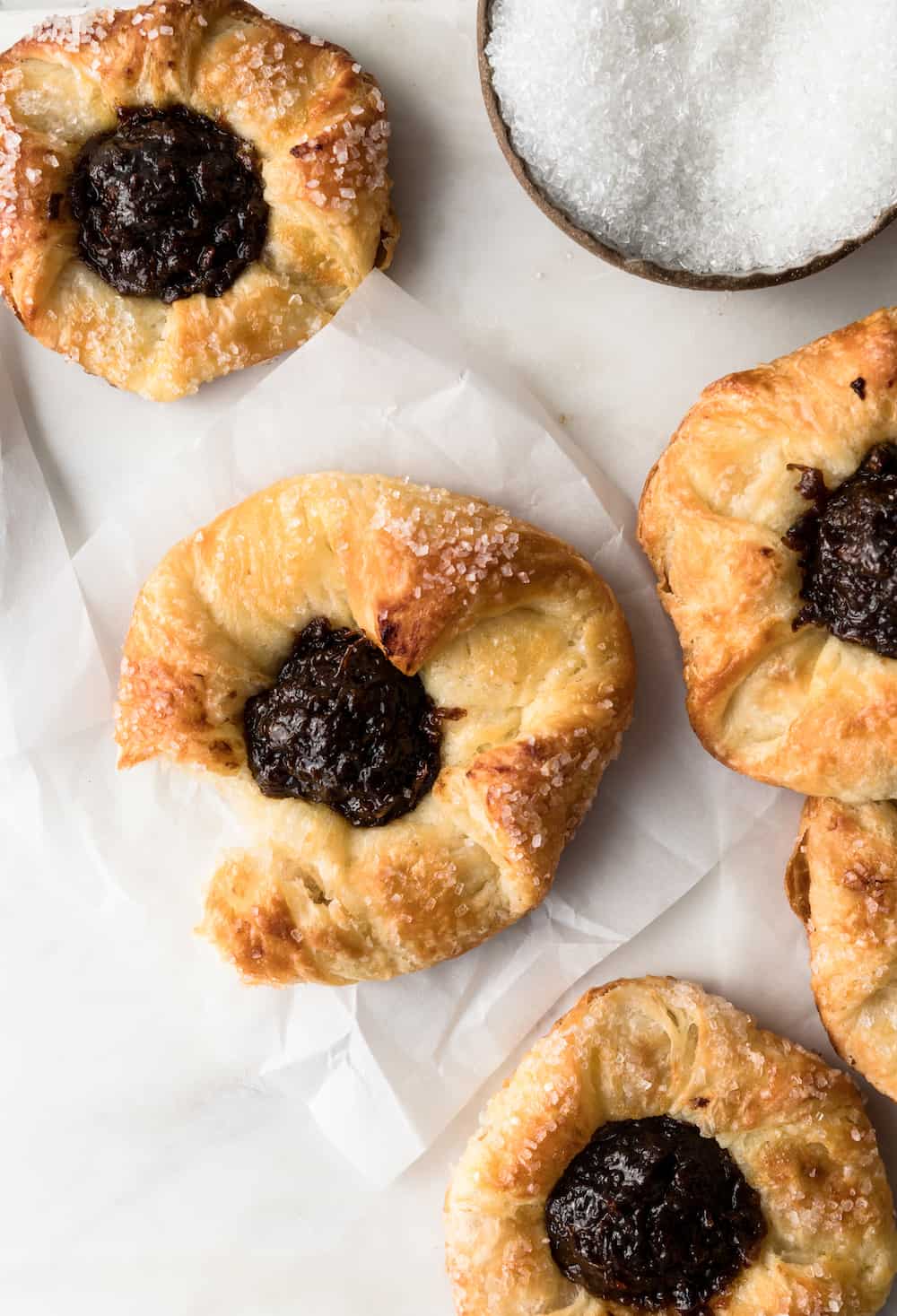 Buttery Prune Danish from Displaced Housewife