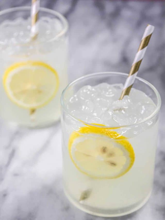 Close up of lemonade
