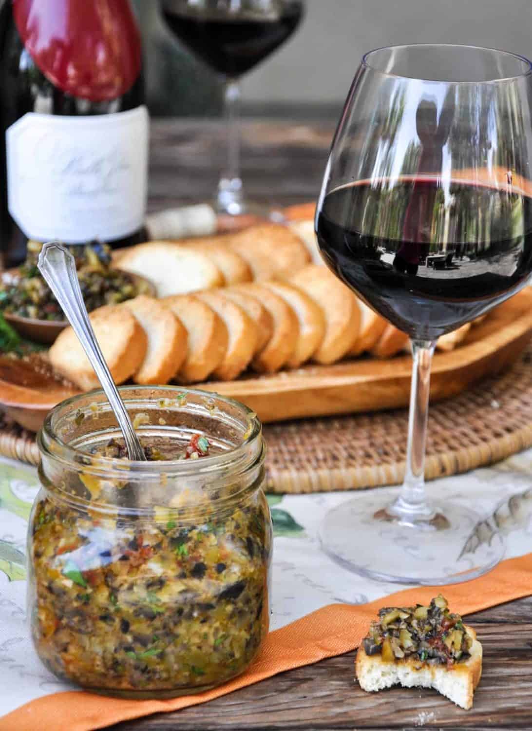 olive tapenade with California Olives