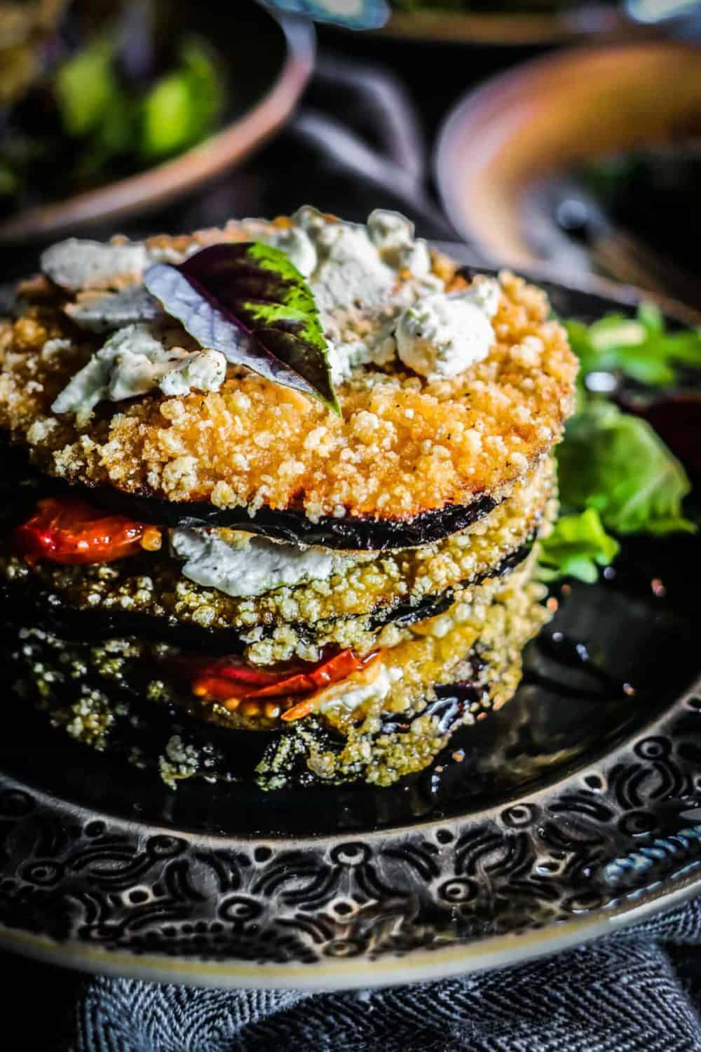 Chef Hany Ali's Fire Roasted Eggplant & Blistered Shishito Peppers ...