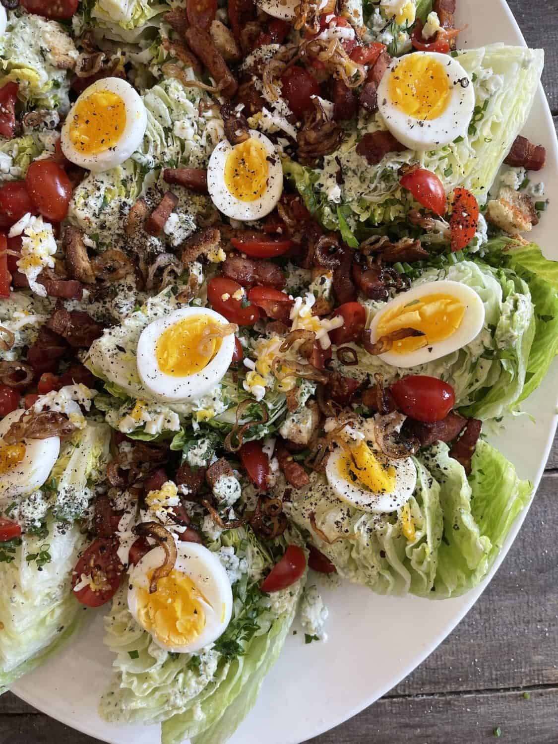 Wedge Salad from No Crumbs Left