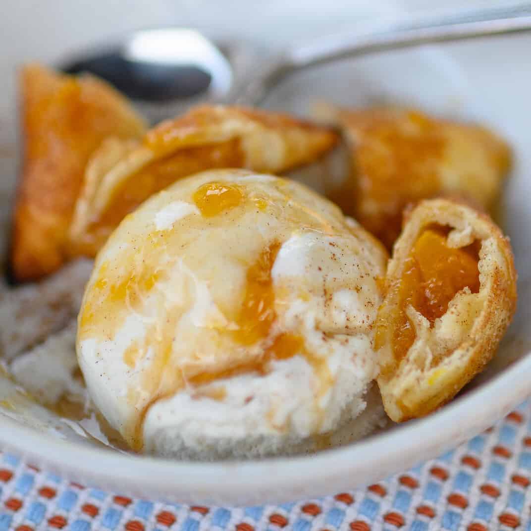 Perfectly Easy Cling Peach Hand Pies