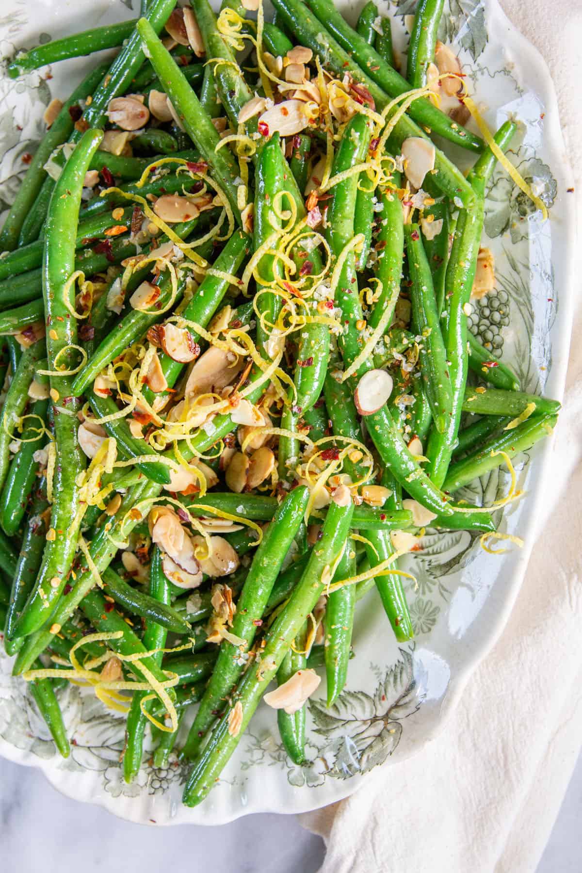 A Simple Recipe for Lemon-Laced Green Bean Almondine