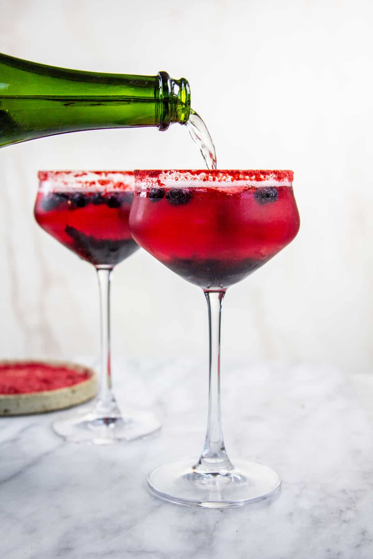 A Simple Blueberry Cocktail Recipe Made with Jam