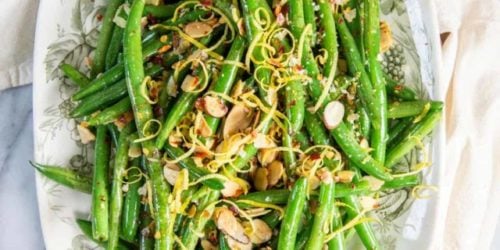 A Simple Recipe for Lemon-Laced Green Bean Almondine