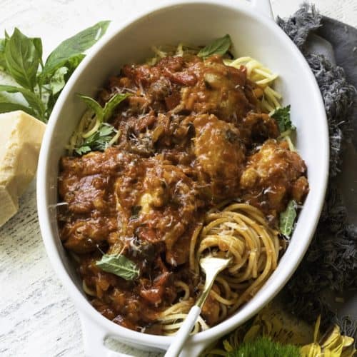 An Easy, Healthy Recipe for Chicken Cacciatore from Kroll's Korner