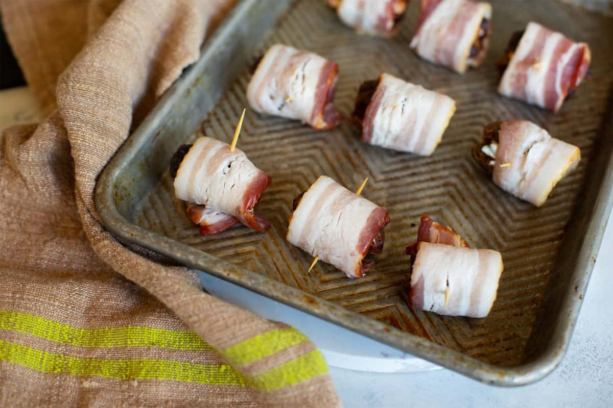 Stuffed Bacon Wrapped Dates