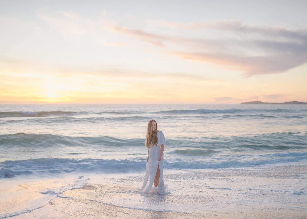 Half Moon Bay State Beach - the perfect pastel sunset for your adventure photoshoot