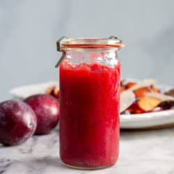 A Sensational Recipe with Plum; Small Batch Vanilla Plum Jam