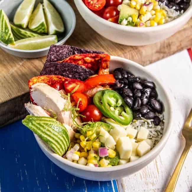 Burrito Bowls with black beans