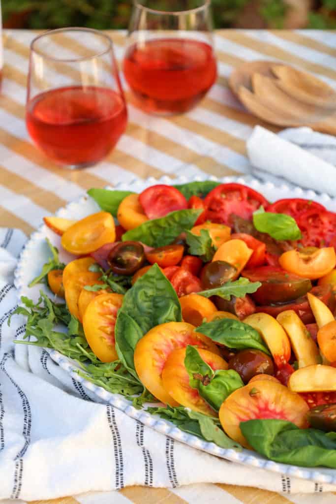 Heirloom Tomato and Stone Fruit Salad