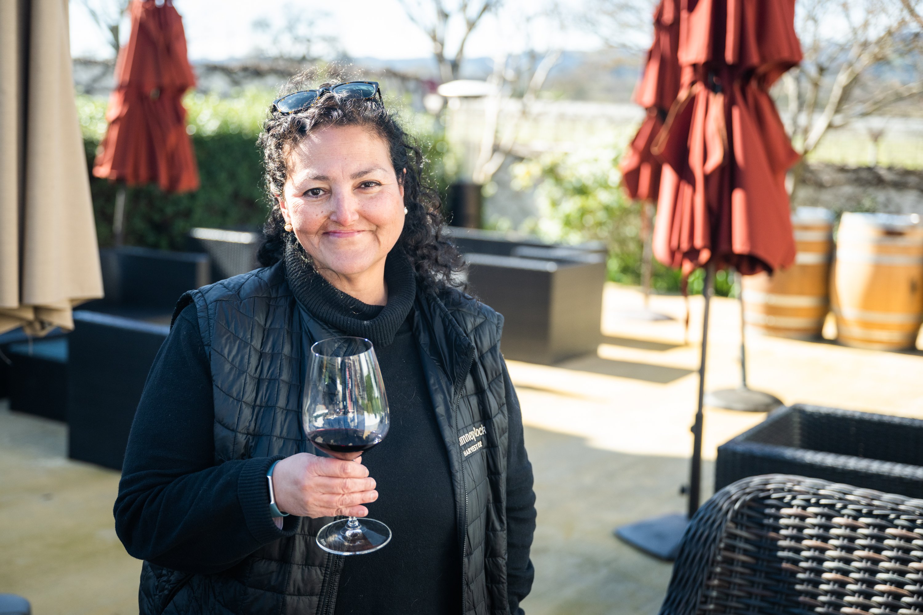 Elizabeth Vianna, head winemaker and General Manager at Chimney Rock in Napa Valley's Stags Leap District