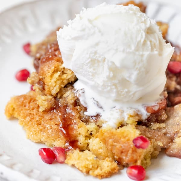 Pomegranate Apple Cobbler from Kroll's Korner