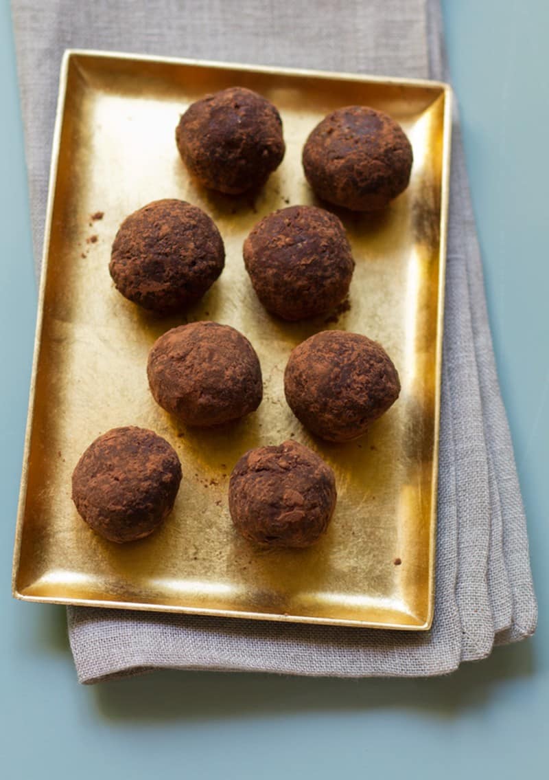 Date and Cacao Nib Truffles