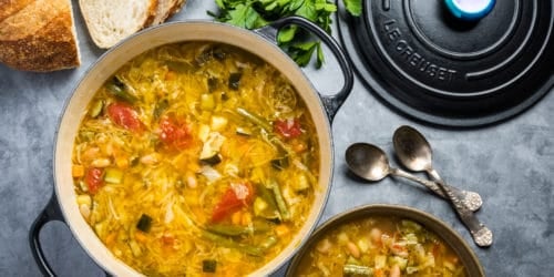 Try this Veggie-Packed Minestrone Soup Recipe from Rancho Gordo