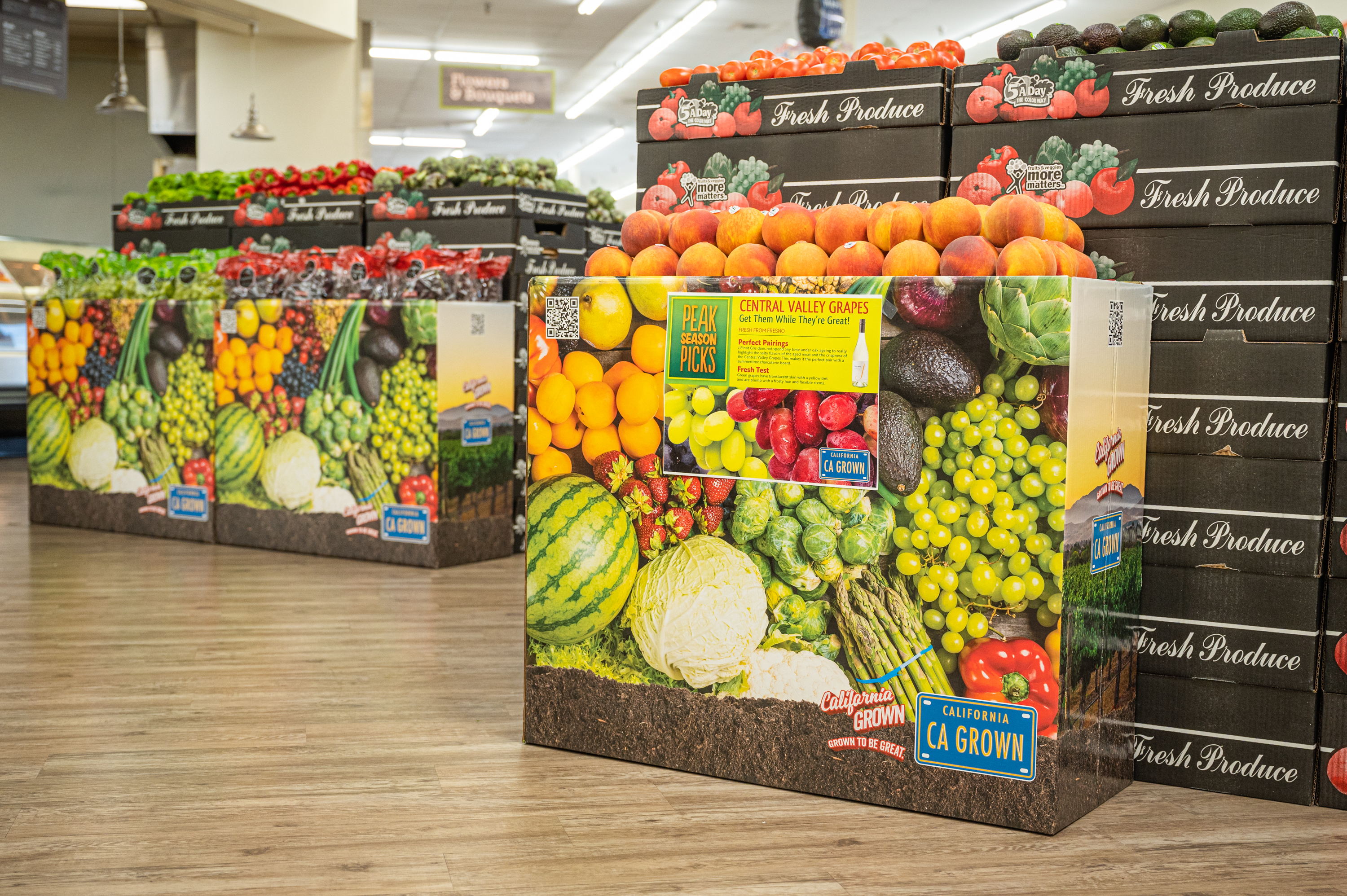 
CA GROWN retail bins : must credit CA GROWN : retail in-cart and in-store photography
CA GROWN retail bins : must credit CA GROWN : retail in-cart and in-store photography