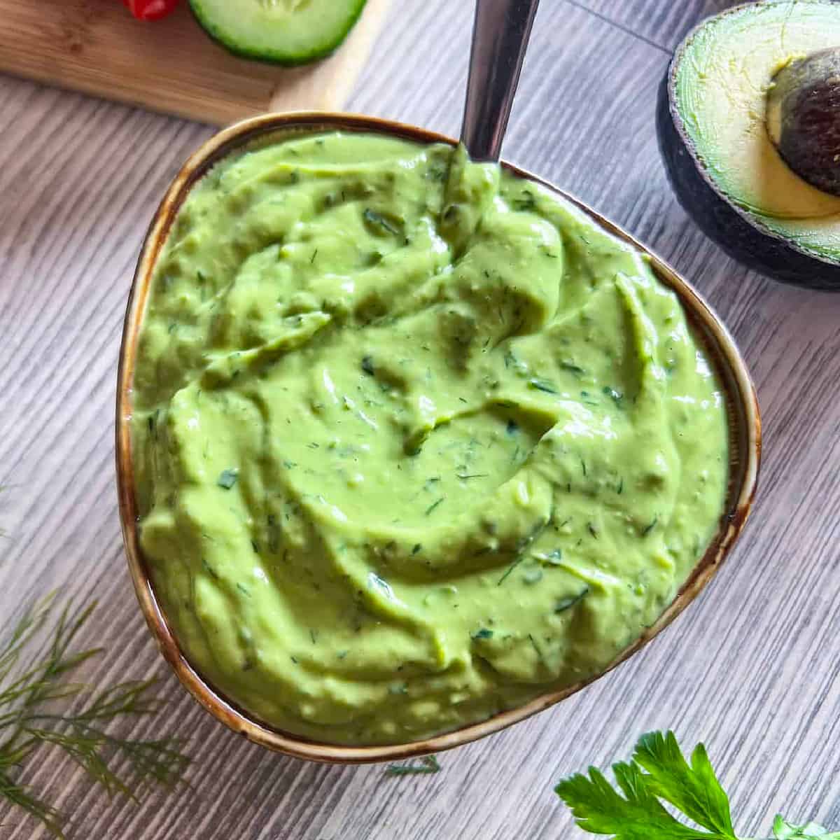 Creamy Avocado Ranch from Big Delicious Life