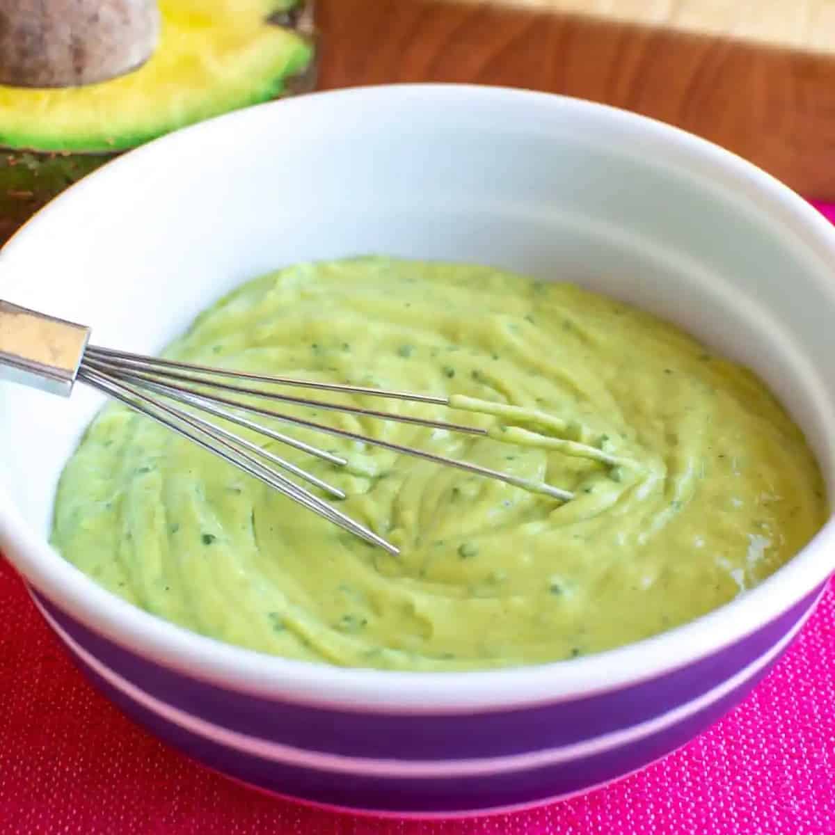 Charred Jalapeno Avocado Crema from Hola Jalapeno