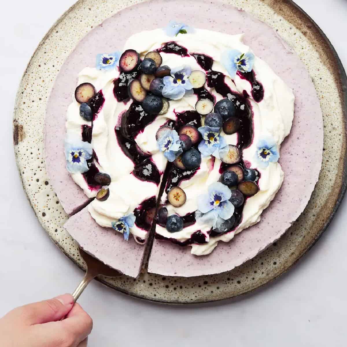 no bake blueberry cheesecake - berry recipes