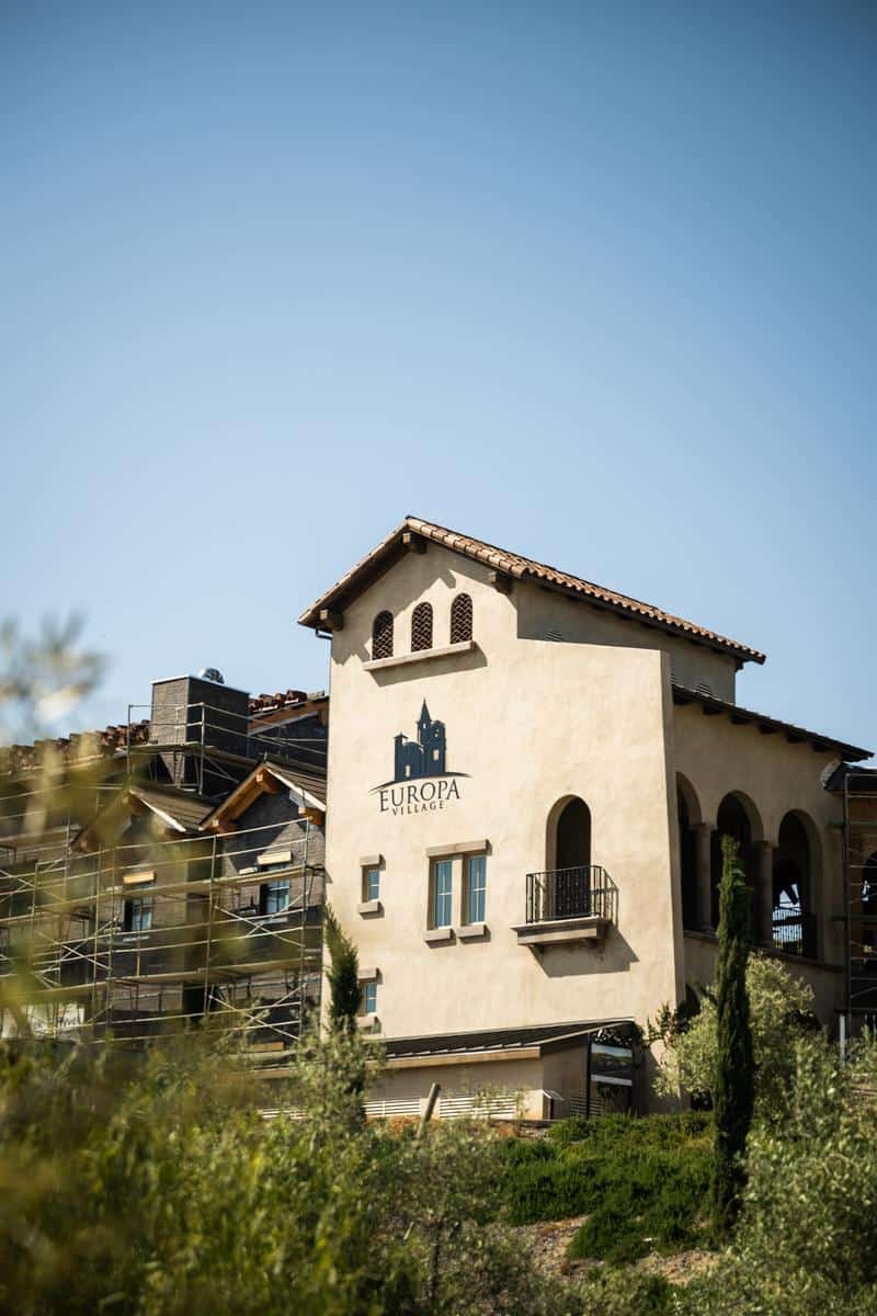 Exterior of Europa Village in Temecula