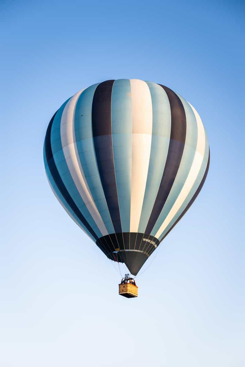 Hot air balloon in temecula valley