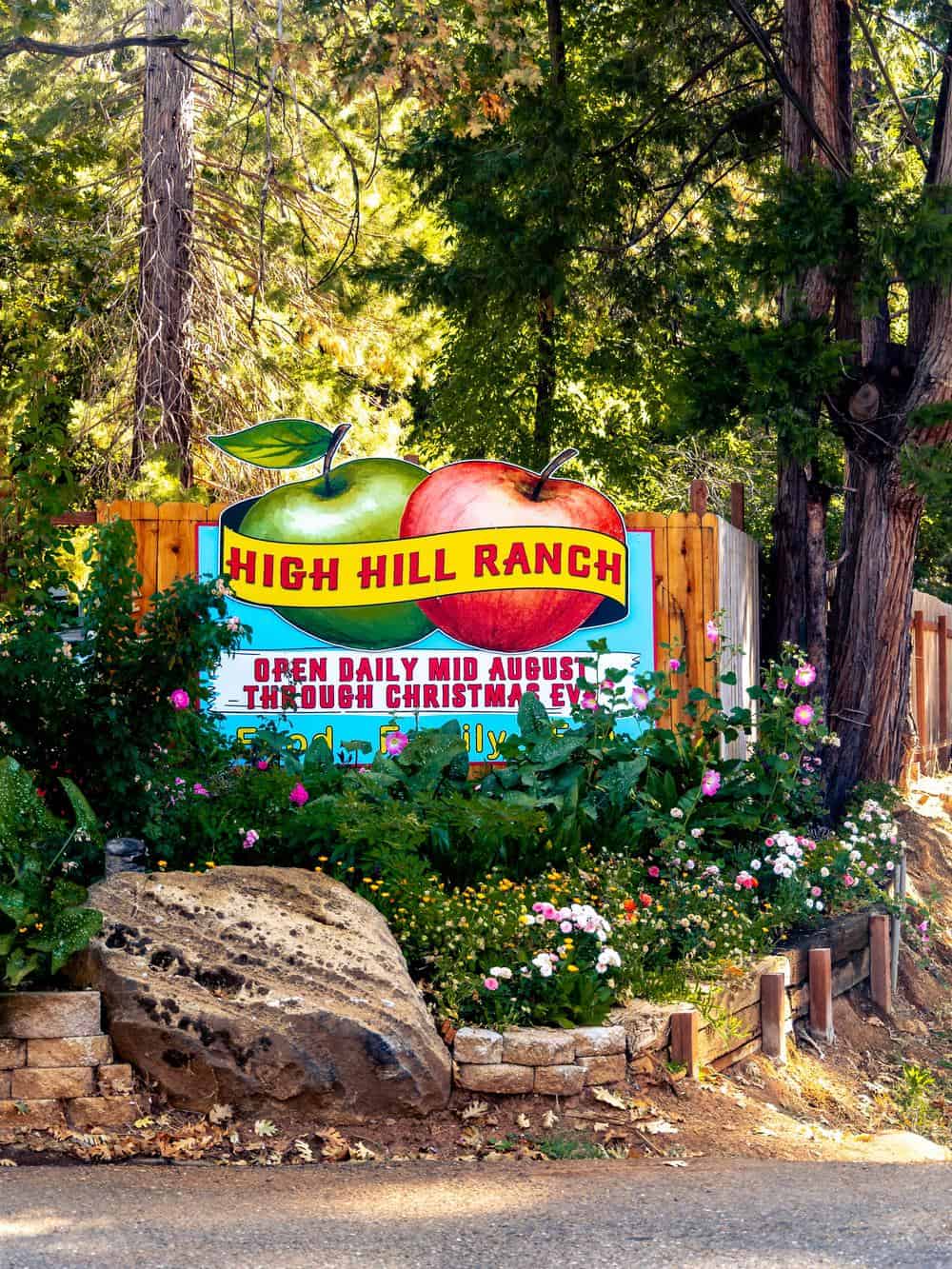 Entrance to High Hill Ranch