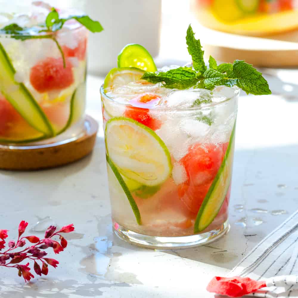 baking the goods cucumber melon sangria cooler