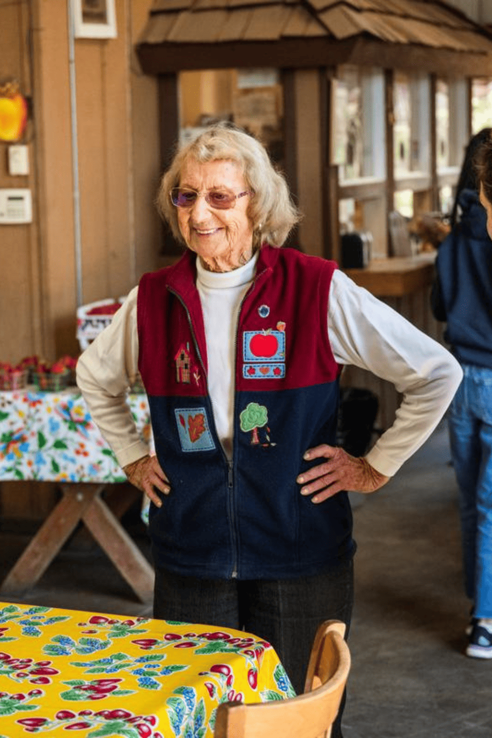 Nita Gizdich in her pie shop