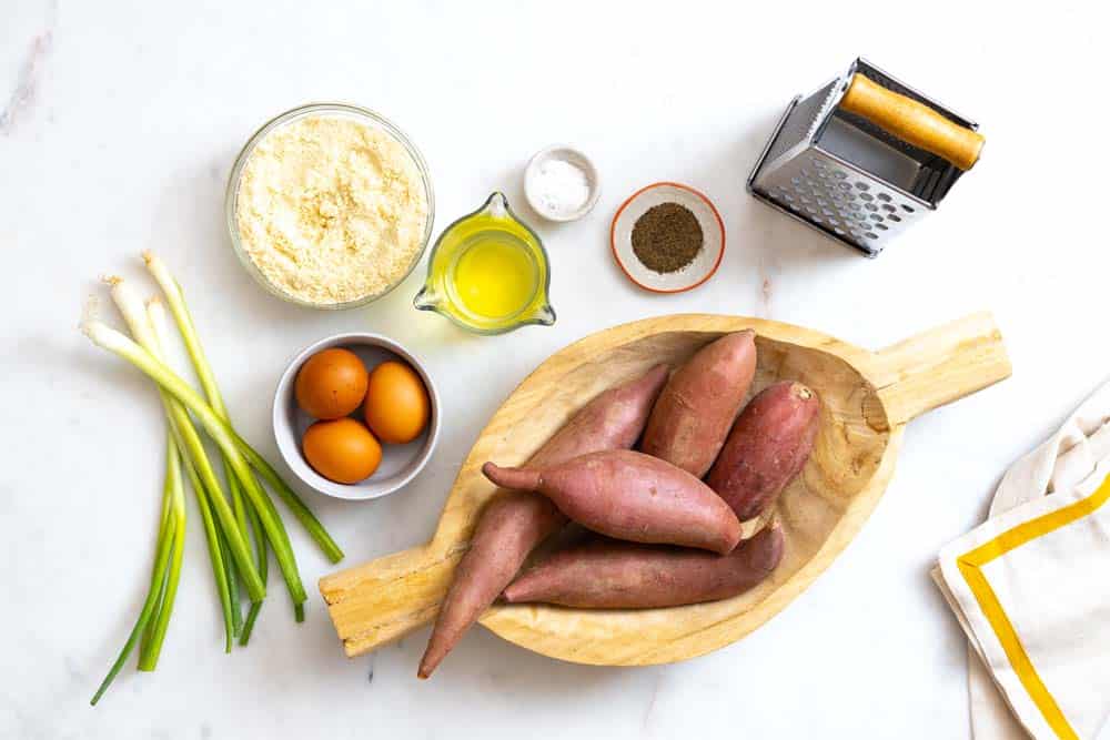 Easy Peasy Sweet Potato & Potato Pancakes Recipe (Latkes)