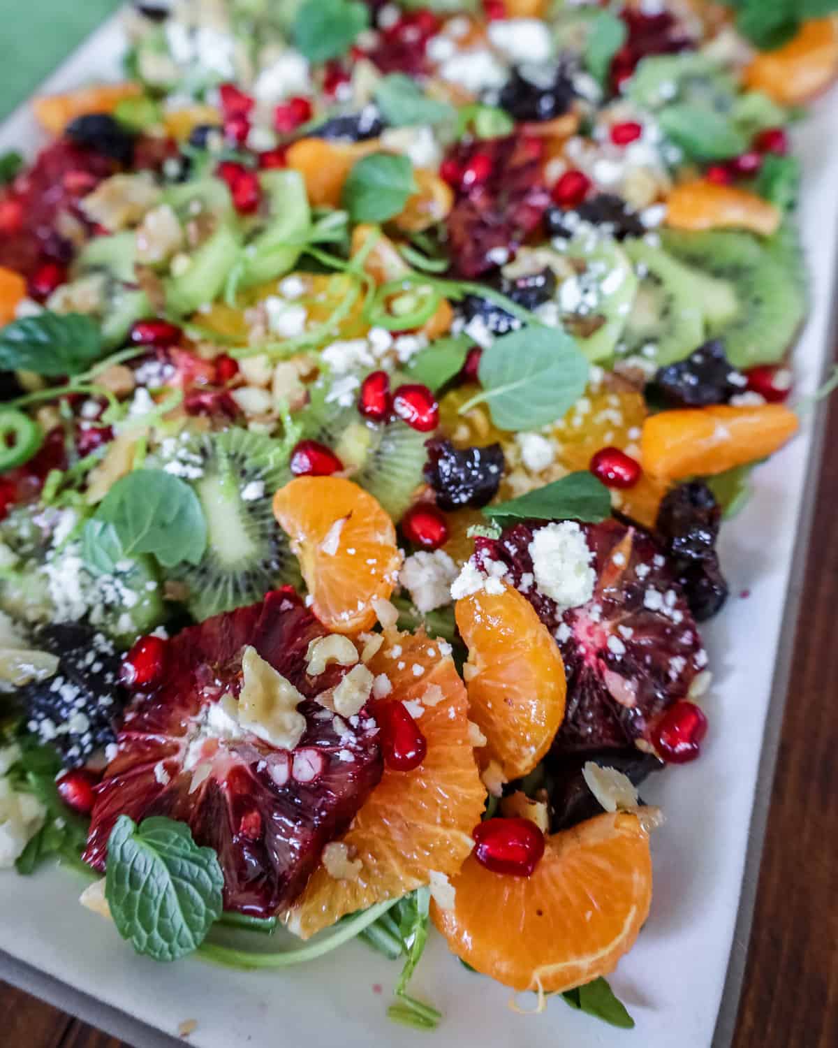 A Beautiful Winter Fruit Salad Recipe
