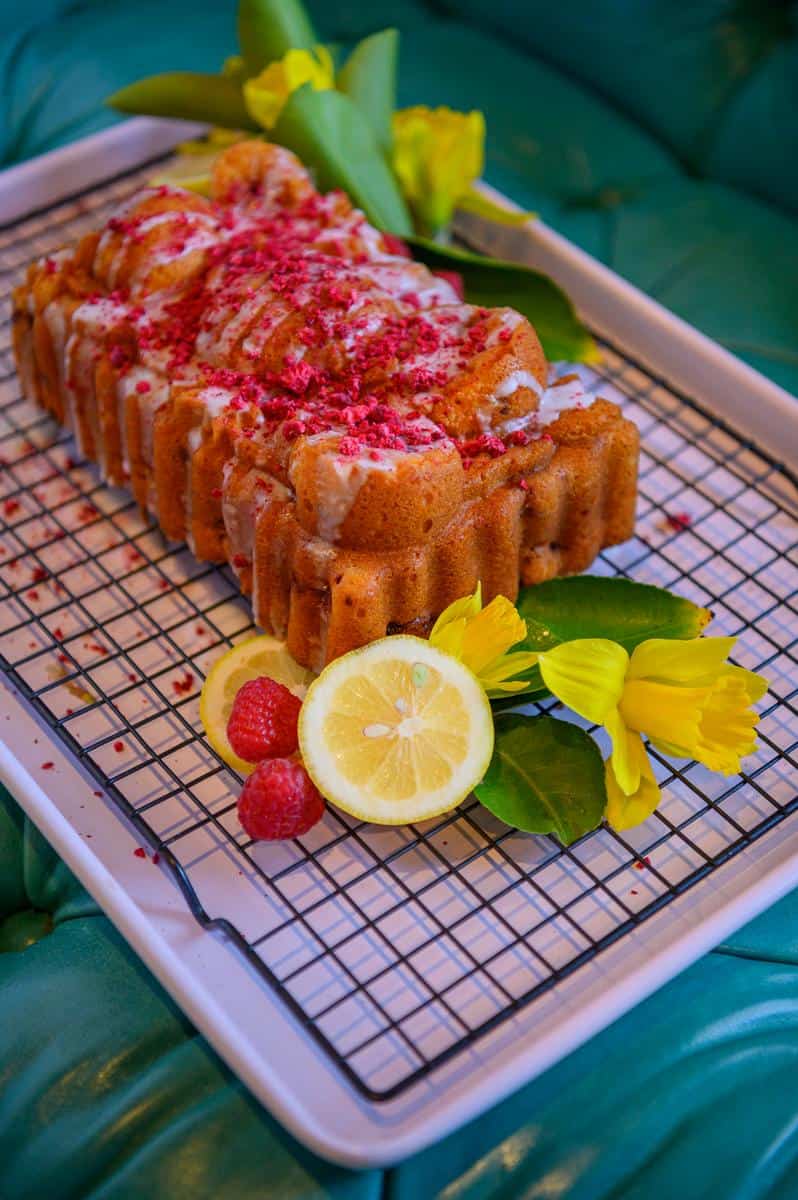 A Lovely Lemon Raspberry Loaf Cake