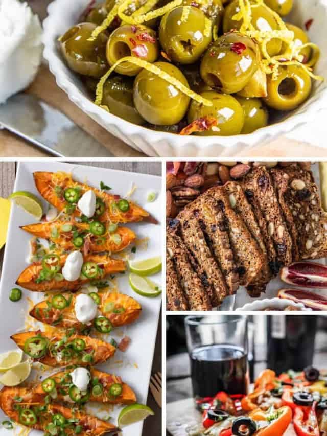 The Best Appetizer Ideas That Are Always In Season collage