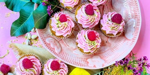 Our Best Pistachio Desserts with Raspberries