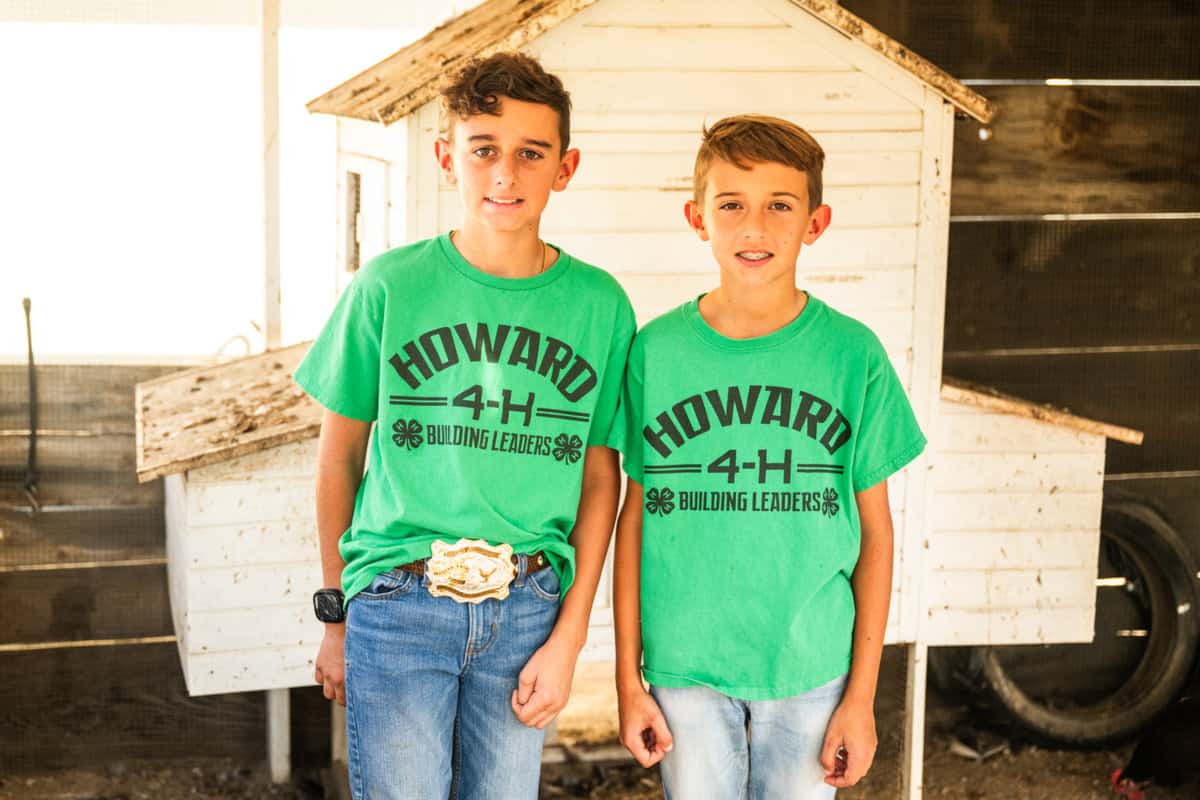 Luke Crafton + his brother are both involved in 4-H in Madera, CA