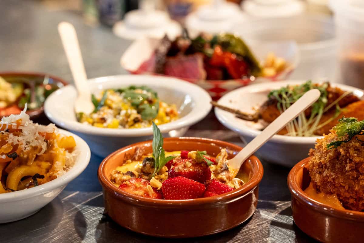 selection of dishes served at Magpie in Sacramento