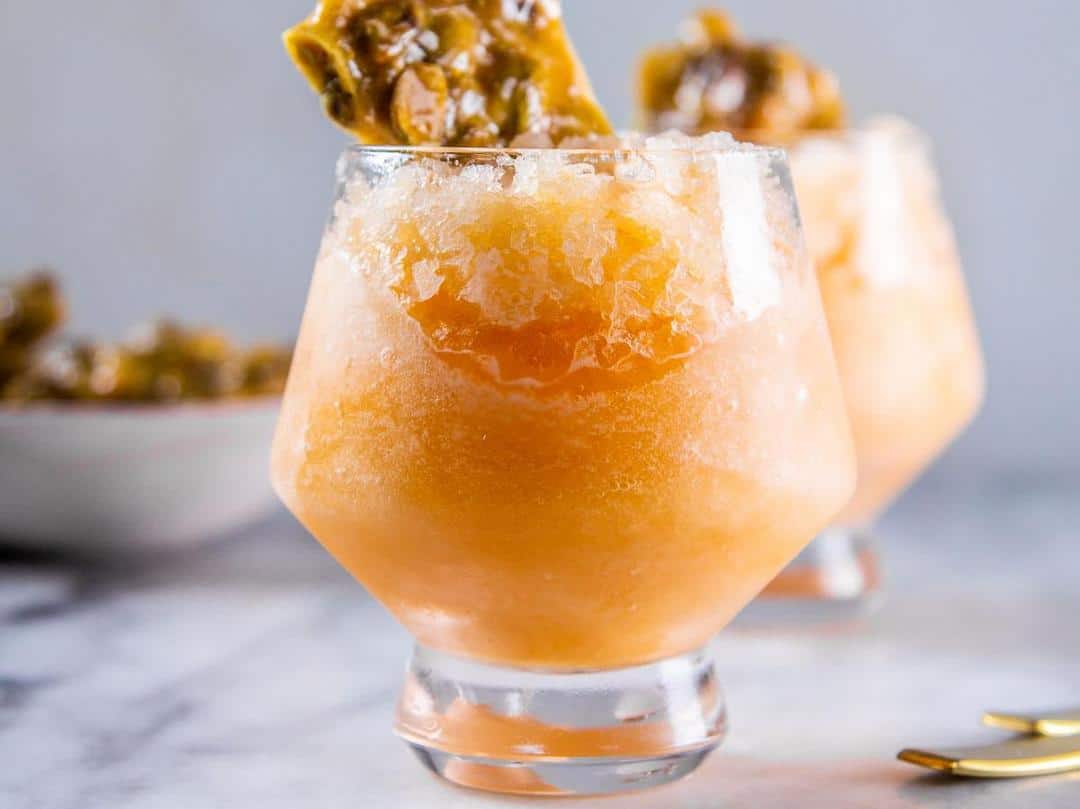 cantaloupe granita