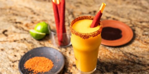 A California-Style Cantaloupe Mangonada Recipe