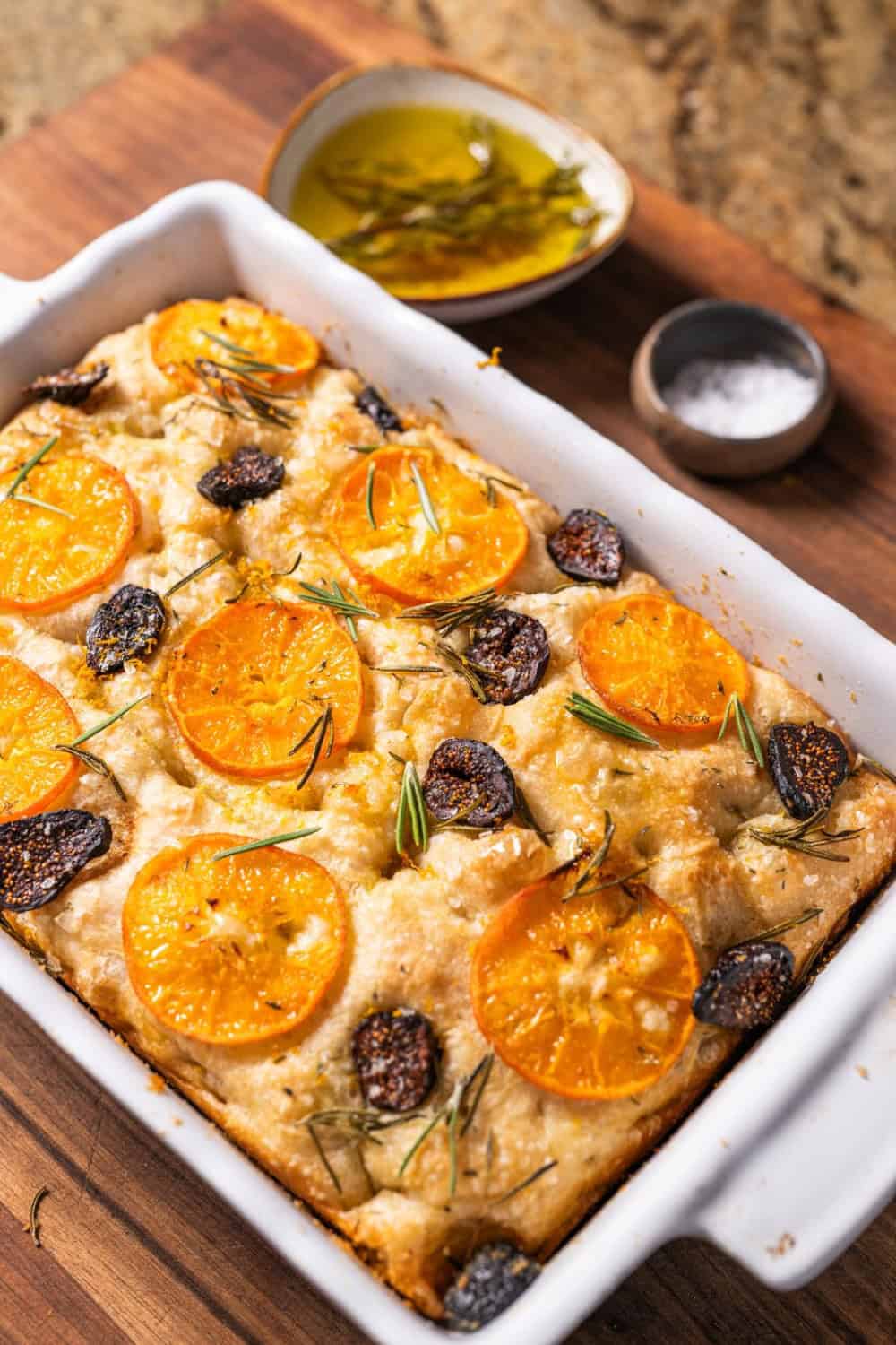 Mandarin and Fig Focaccia