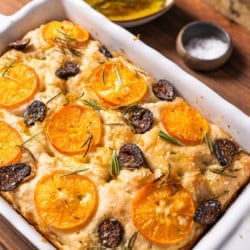 Mandarin and Fig Focaccia