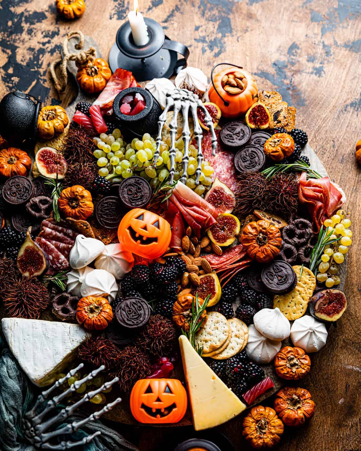 halloween cheese board