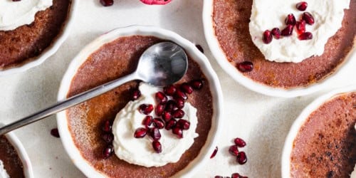 Pomegranate Creme Brulee from Britney Breaks Bread