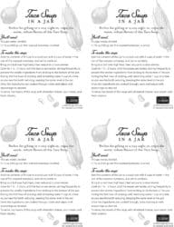 Taco Soup instructions gift card.