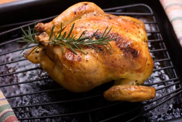 roasted cornish game hen with rosemary