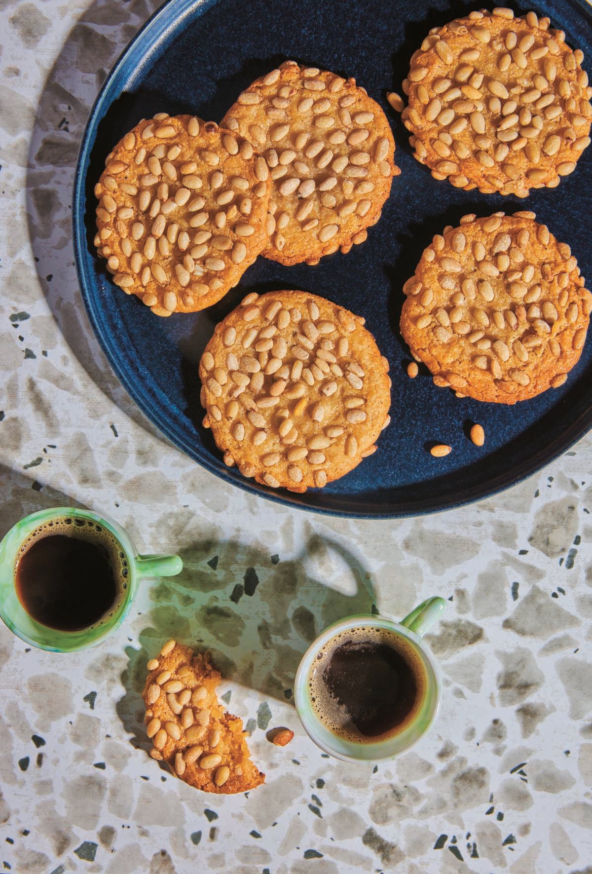 Lemon Olive Oil Pignoli Cookie from Husbands That Cook