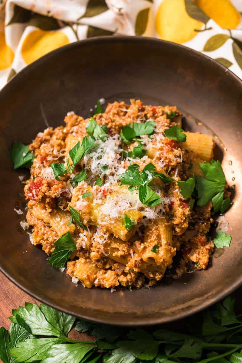 The Best Mushroom & Cauliflower Bolognese Recipe