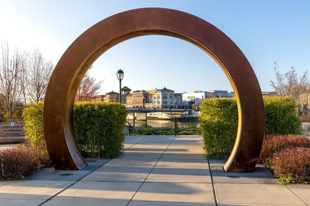 China Point Overlook connects the Oxbow district to downtown Napa