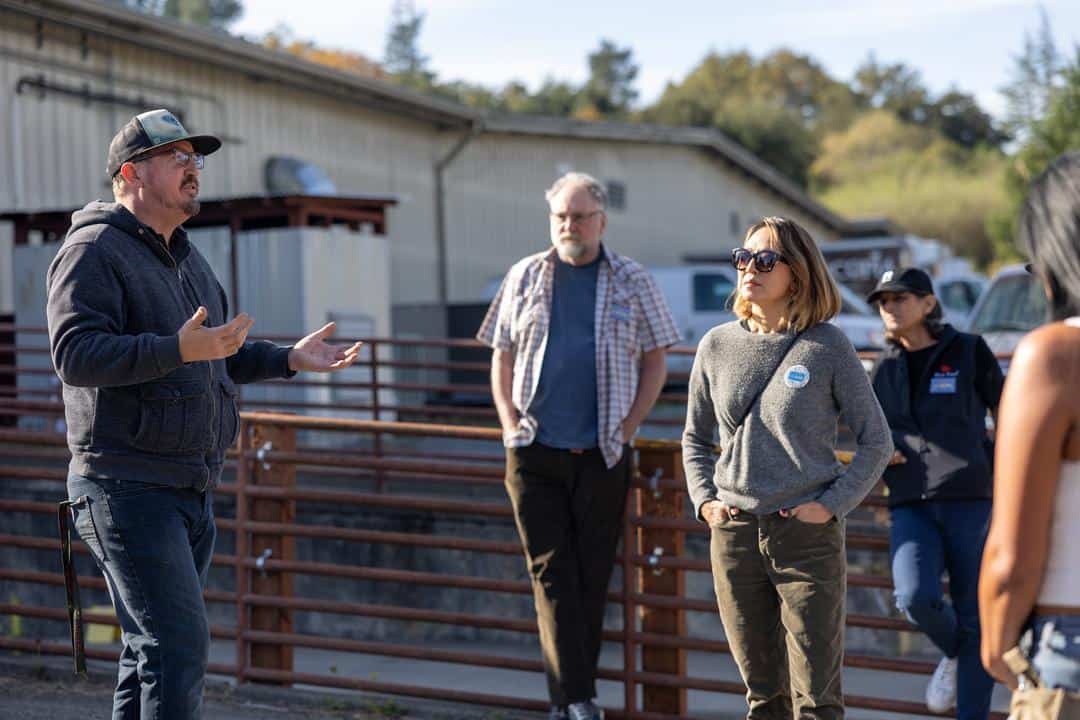 a tour of a Sonoma mushroom farm led by Justin Reyes