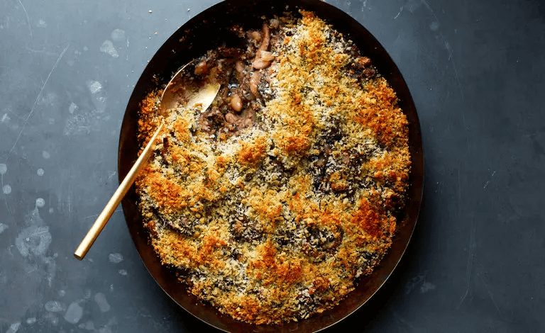 mushroom and wild rice casserole