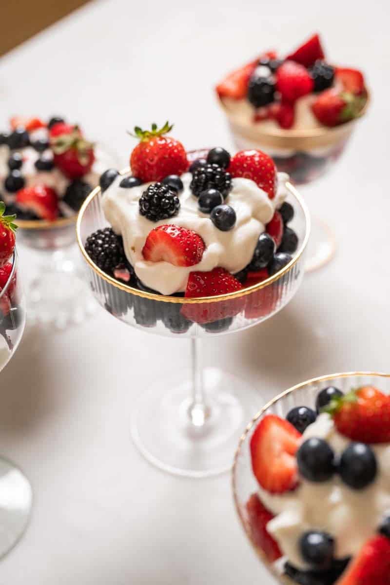 A Luscious Mixed Berry Romanoff Recipe