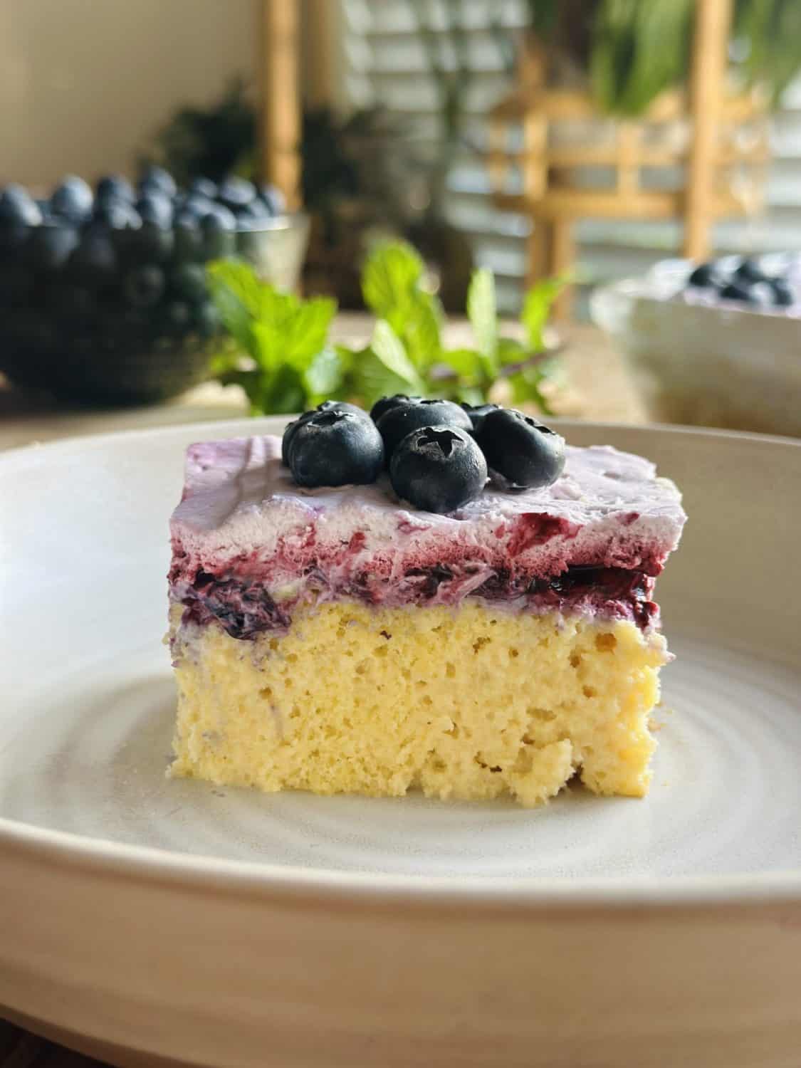 Tahiri Flores Blueberry Tres Leches Cake